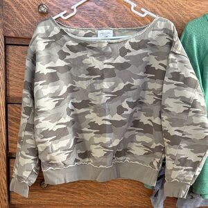 American Eagle Outfitters Camouflage Top